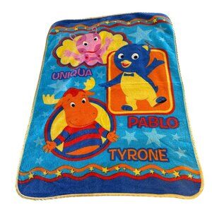 The Backyardigans Toddler Sized Blanket 42" x 30" 100% Polyester Dated 2007 HTF!